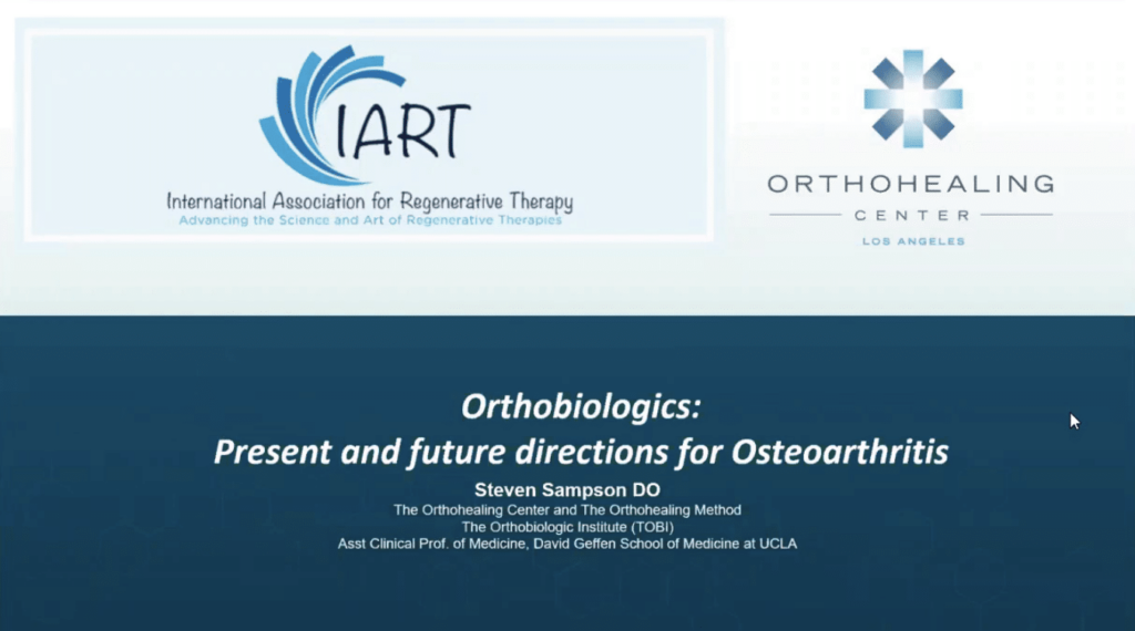 Dr Sampson IART orthobiologics